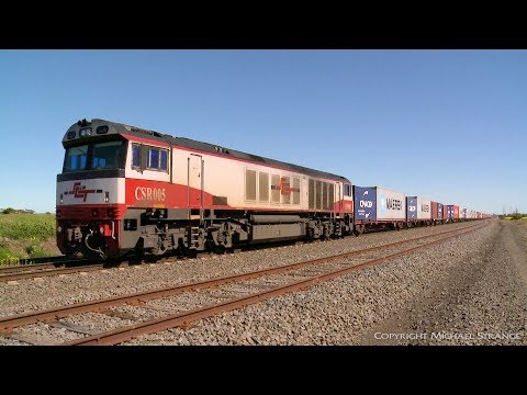 SCT / SBR 7922v Dooen (Horsham) Containers - PoathTV Australian Trains & Railways