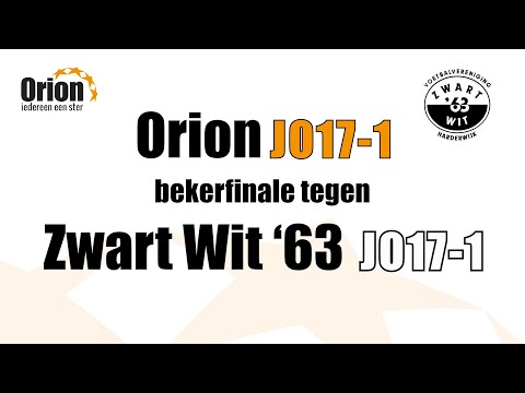 Bekerfinale Orion JO17-1 vs Zwart Wit '63 JO17-1 (3 juni 2023)