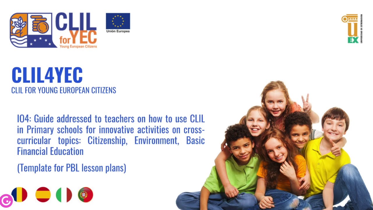 CLIL4YEC Guide for Teachers: PBL Lesson Plan Template