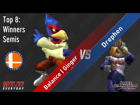 Show Me Your Moves 19 - Balance | Ginger (Falco) vs. Drephen (Sheik) - SSBM - Top 8: Winners Semis