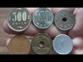 JAPANESE YEN COIN S 500 100 50 10 5 1 COLLECTION MV Coin S TV