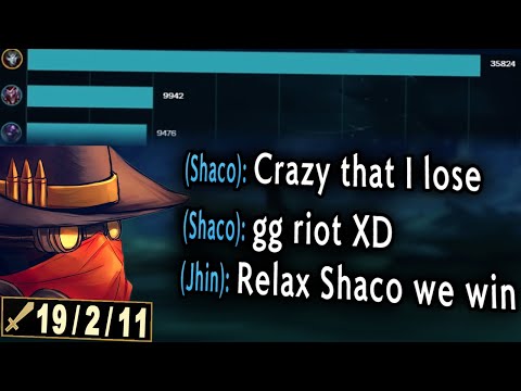 My Jungler gave up and lost hope. He forgot he had a Jhin on his team.