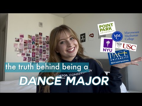 What it REALLY means to be a Dance Major | types of programs, breaking down my schedule, etc.