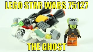 YouTube thumbnail: LEGO STAR WARS THE GHOST 75127 MICROFIGHTER REVIEW