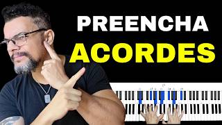 A Técnica de Preencher a Troca dos Acordes no Teclado
