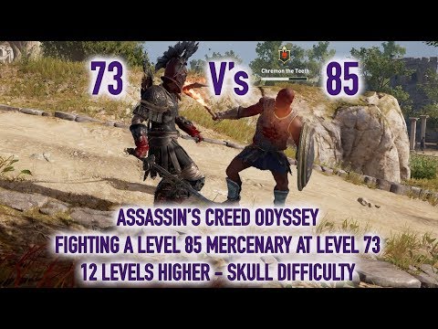 Assassin's Creed Odyssey - Lvl 85 Mercenary at Lvl 73