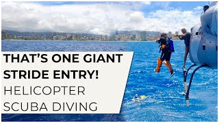 Helicopter Diving in Hawaii with @TridentAdventures