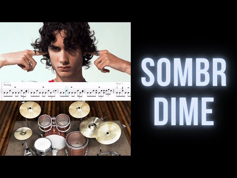 sombr - dime (Drum Transcription Sheet Music Score, Virtual Drums)