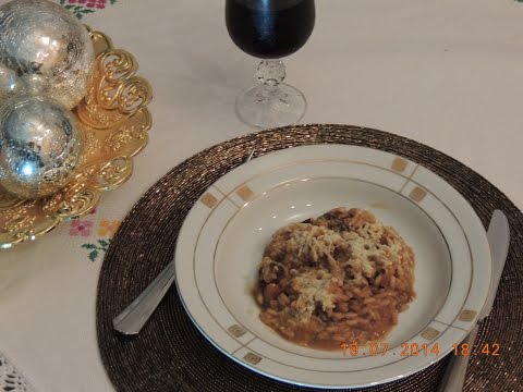 Receita - Risoto de Shitake e Porcini