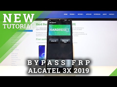 How to Bypass Google Verification on ALCATEL 3X 2019 - Unlock FRP