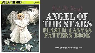 Angel of the Stars Plastic Canvas Pattern Book Flip Through Video