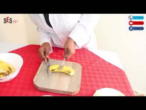 F&B knowledge on the preparation of banana