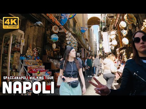 NAPOLI 🍕 Spaccanapoli & S. Gregorio Armeno, Italy walking tour in 4k 🇮🇹