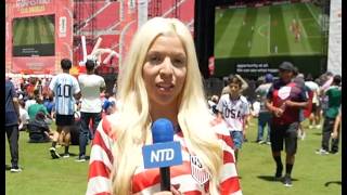 World Cup Fans Gather at LA FIFA Fan Festival