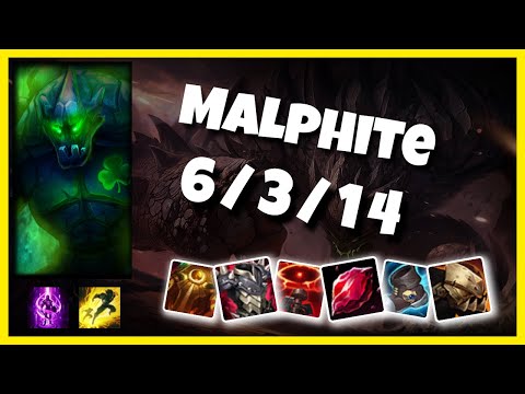 Malphite vs Teemo EU Challenger TOP (6/3/14) - v11.1