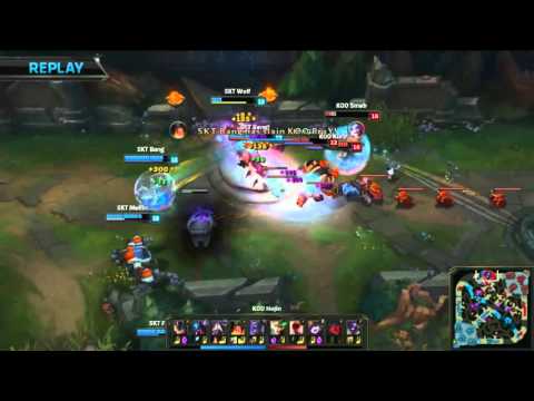 SKT vs KOO Smeb Riven getting caught out again! Marin SO FED AS RUMBLE