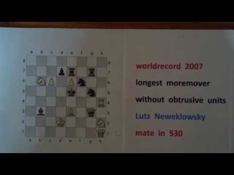longest mate in 550 - längste Matt in 550 - Neweklowsky - worldrecord