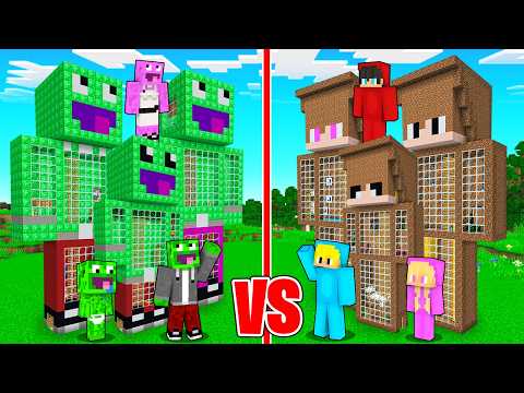 STATUA RODZINY BIEDNA vs STATUA RODZINY BOGATA w Minecraft!