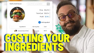 Creating Recipes and Costing Them Out