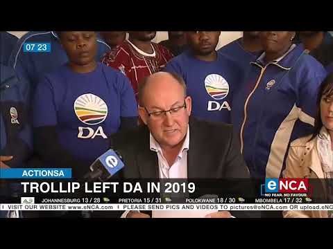 Discussion Athol Trollip speaks on joining ActionSA