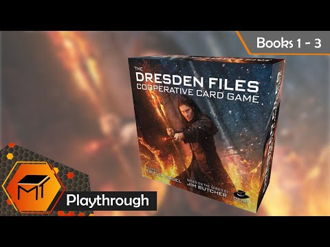 The Dresden Files Cooperative Card Game | Playthrough | Books 1-3 - YouTube