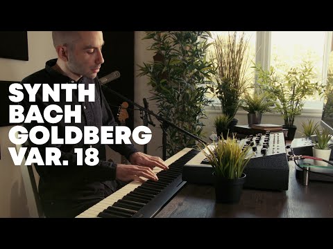 Bach played on a Synthesizer | Goldberg Variation 18
