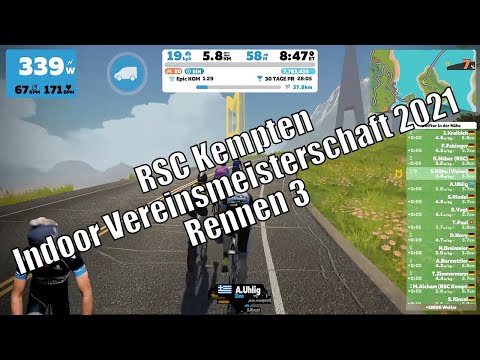 RSC Kempten Indoor Vereinsmeisterschaft 2021 - Rennen 3