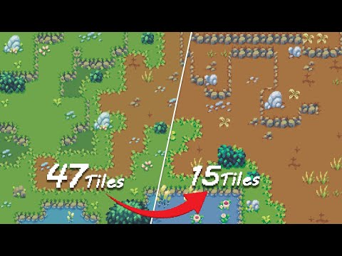 Draw less Tiles in Godot with Dual TileMap!!