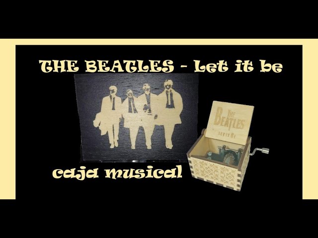 Vídeo relacionado con Cuzit - Caja de música con manivela de Madera, diseño de The Beatles Antiguo Tallado Regalo de cumpleaños, Juguete Musical