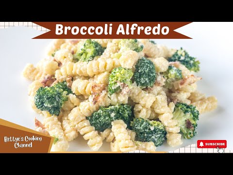 How to make Chicken Broccoli Alfredo by Bettye's Cooking Channel |  Broccoli Alfredo at Home
