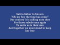 Fathers advice-loyalist song