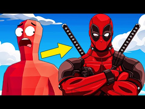 I UPGRADE This Wobbler Into DEADPOOL! - TABS Unit Creator