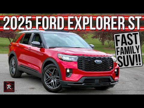 The 2025 Ford Explorer ST Is A Sporty Twin-Turbo 3-Row Family SUV For Rad Parents