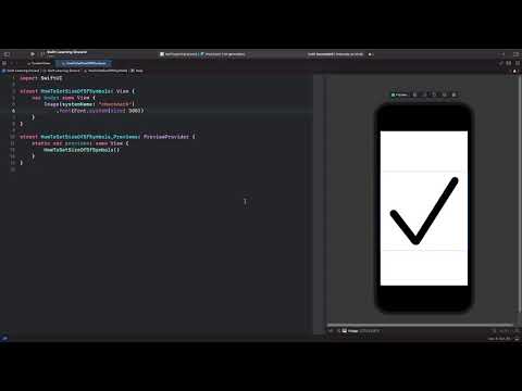 How to set the size of SF Symbols in SwiftUI #shorts