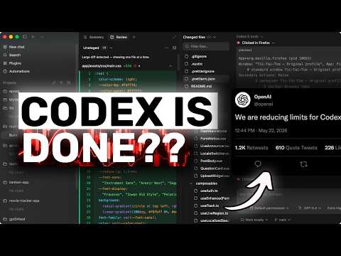 Codex Limits REDUCED BY 50%: So, Codex is worse! What to do now?