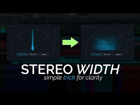 Stereo Width Production Trick For Clarity and Space