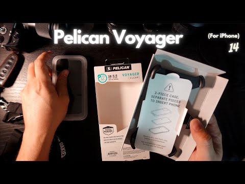 Противоударный чехол для iPhone 14 Pro Pelican Voyager Прозрачный аналог OtterBox Defender с клипсой PP049014 - фото 1 - id-p2107716115