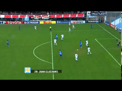 Gol de Juan Eluchans, Atlético Rafaela 1-0 Estudiantes LP
