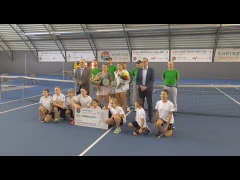 4th W25 EMPIRE Women's Indoor 2022: Singles Final Ceremony / Ceremoniál po finále dvojhry