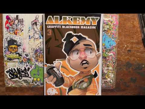 Flipthrough - Alkemy graffiti magazine number 3 - PEQUE, HOMBRE, LADY NINA, KID CROW, OGRYZ etc