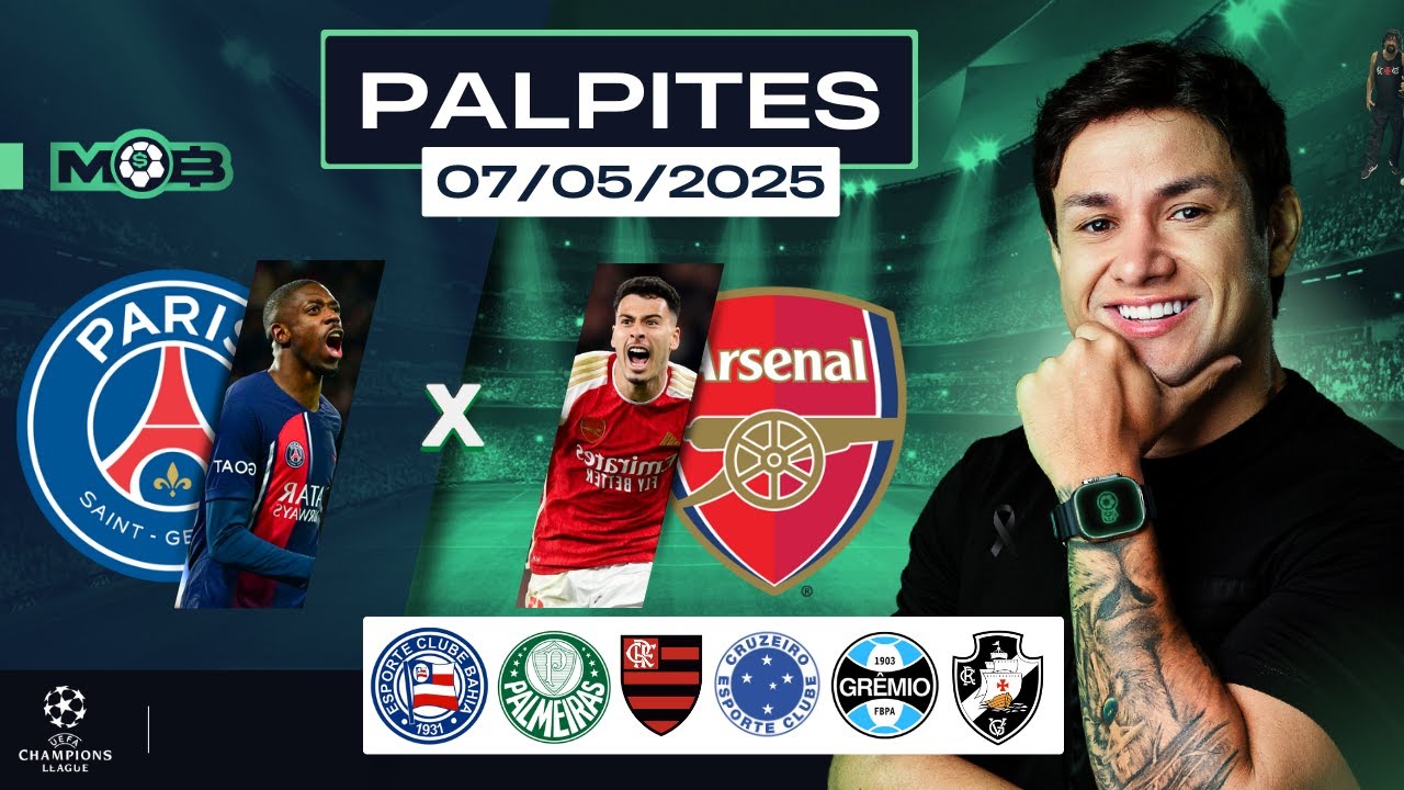 PALPITES DE FUTEBOL PARA O DIA 07 05 2025 + BILHETE PRONTO (QUARTOU NO MUNDO BET)