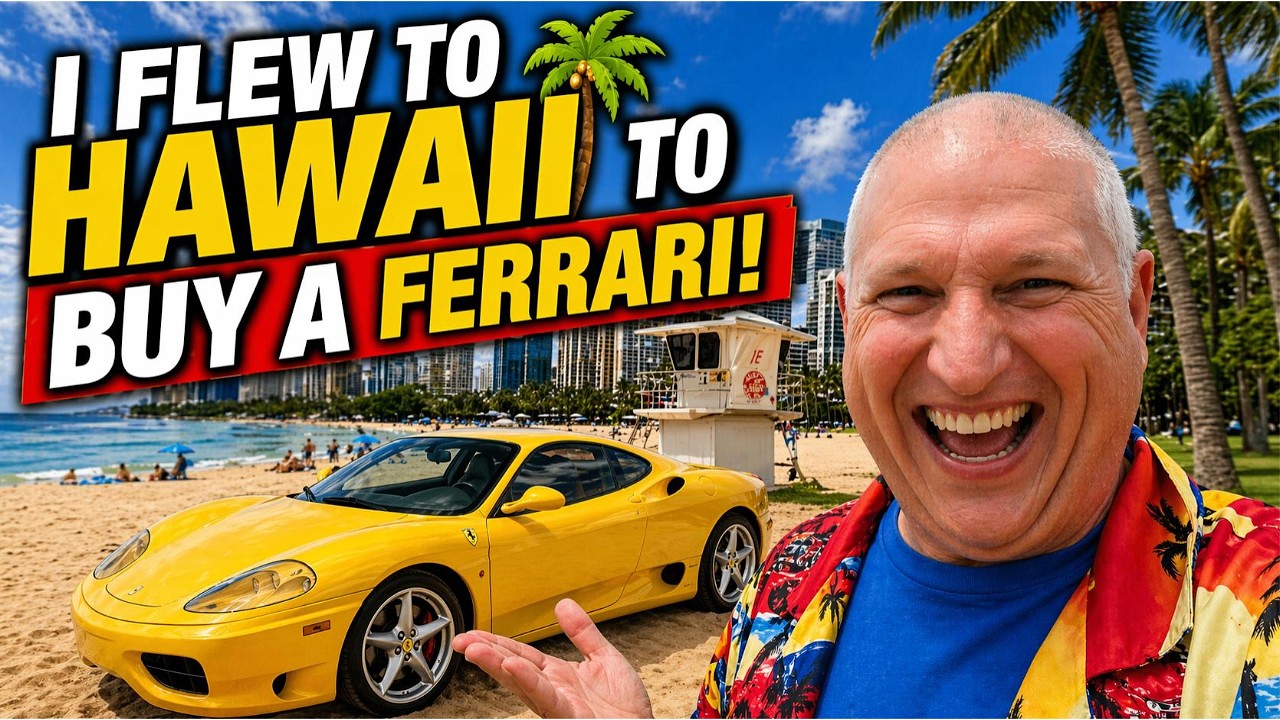 I flew to Hawaii to buy a FERRARI!