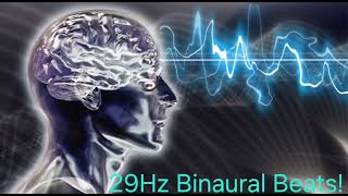 Binaural Beat 29Hz (Pure Tone)!