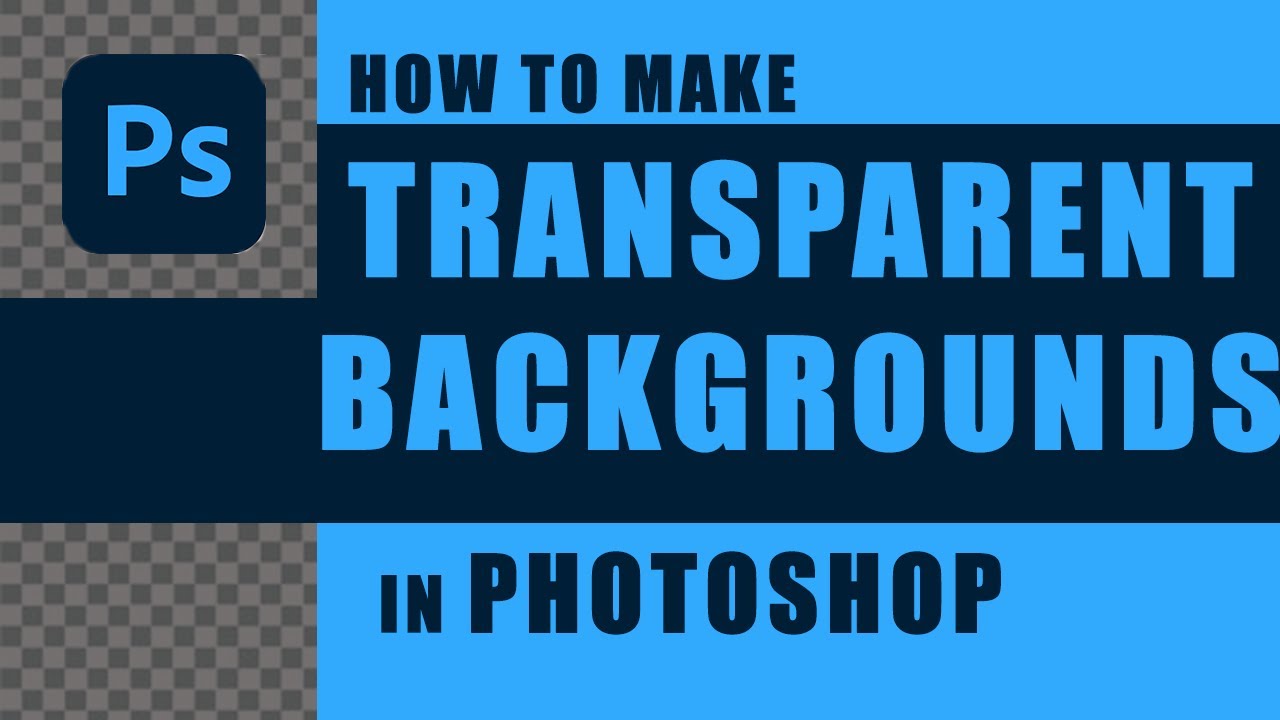 Make Background Transparent | #1 EASY Photoshop Tutorial