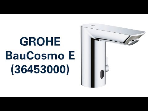 Grohe izlietnes maisītājs Bau Cosmo E, infra-red, 100-230 V, hroms video