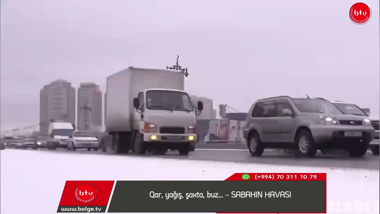 Qar, yağış, şaxta, buz... - SABAHIN HAVASI