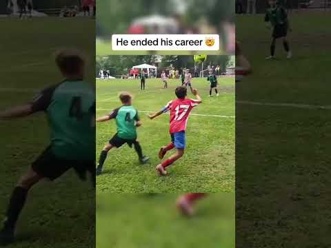 He ended his career 🤯  #90min #topfootballskills #footballskill #careerended