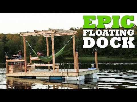How to build an EPIC Floating Dock | The Brojects