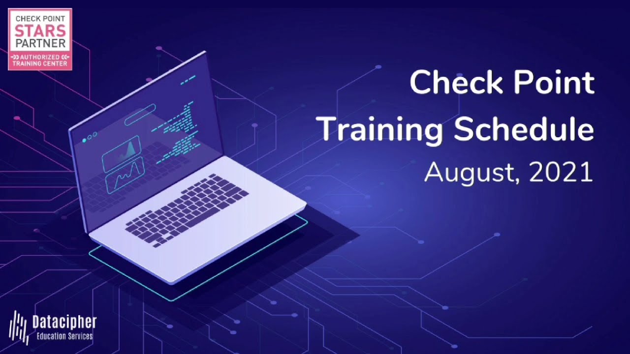 Checkpoint Technologies Authorized Trainings August 2021