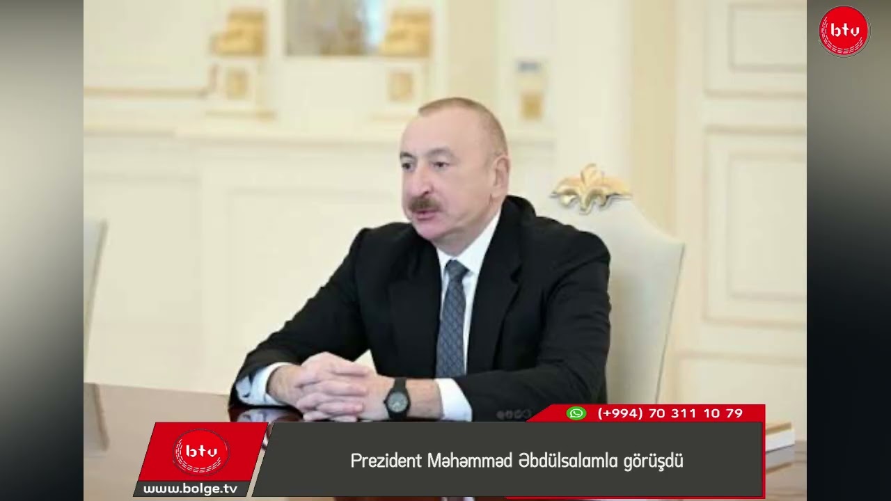 Prezident Məhəmməd Əbdülsalamla görüşdü